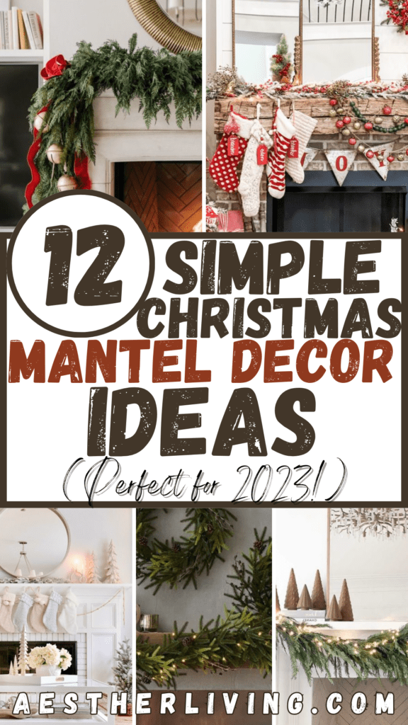 12 Simple Christmas Decorating Ideas your Mantel