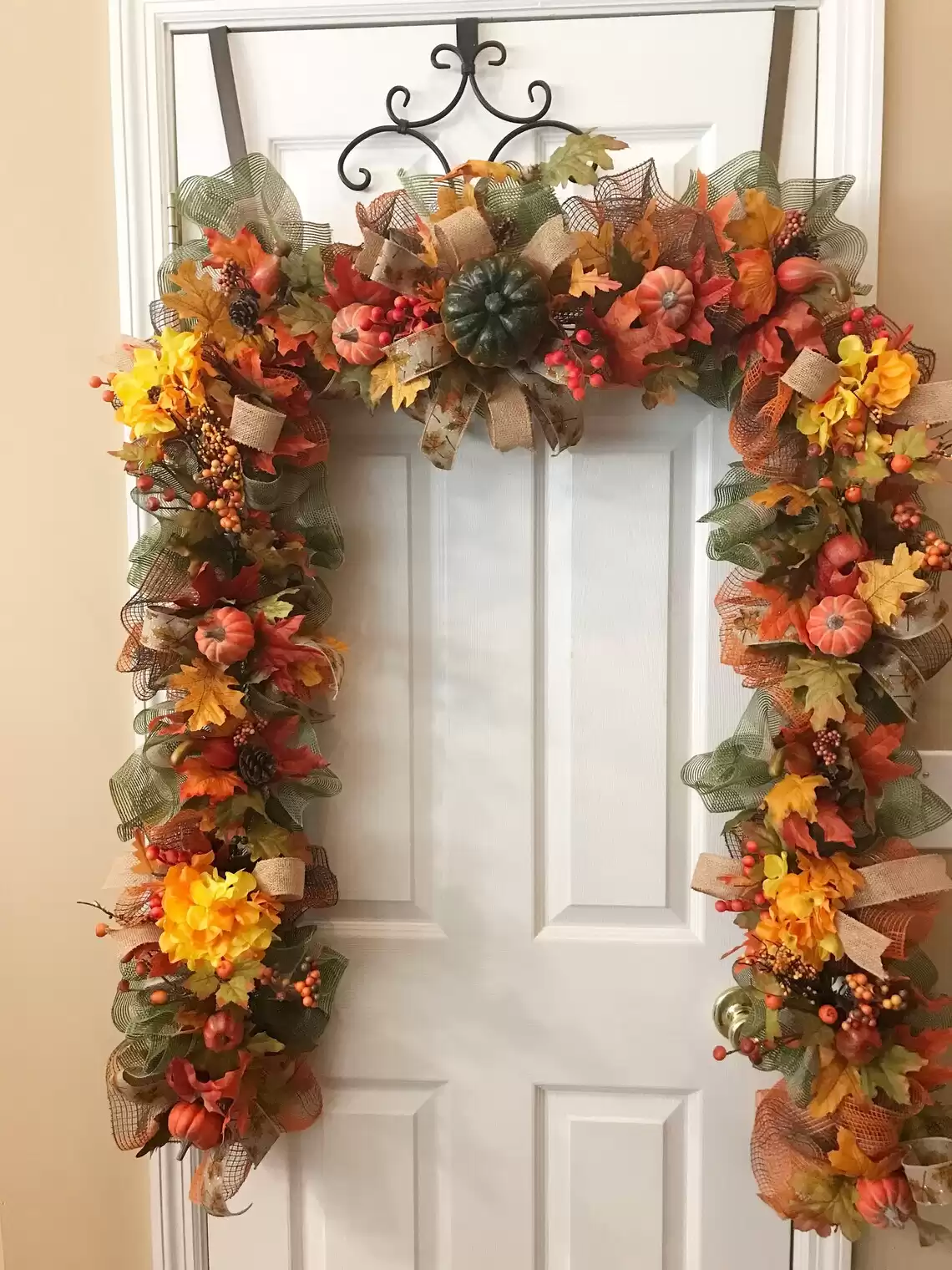 Fall Garland, Mantle Garland, Pumpkin Garland, Harvest Decor, Fall Decor, Garlands for Front Door - Etsy