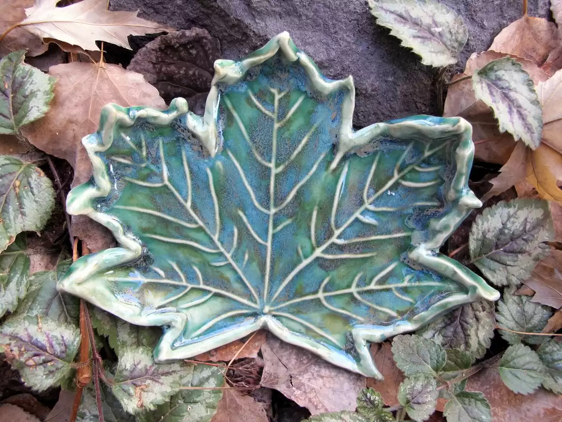 Woodland Leaf Dish - Etsy
