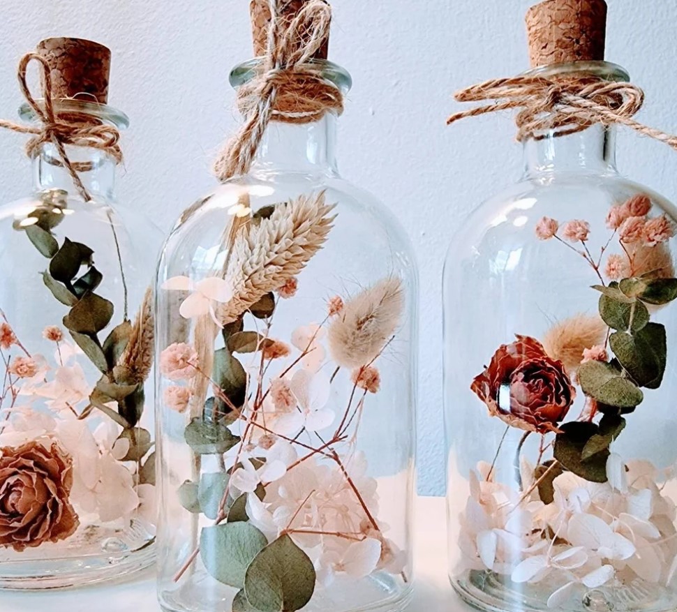 Dried Flower Bottles – Etsy UK