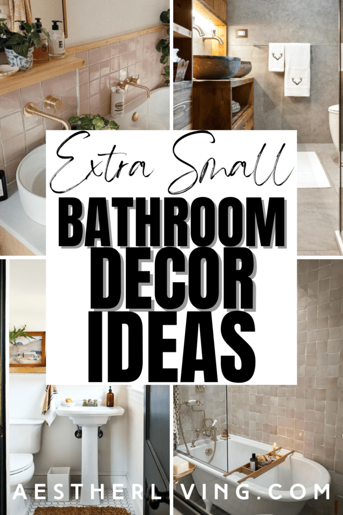 30 Extra Small Bathroom Ideas (to transform your space) - Aesther Living