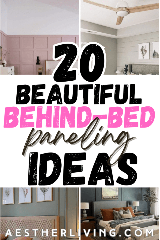 20 behind bed paneling ideas