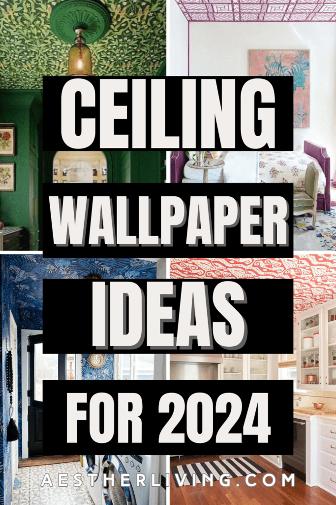 ceiling wallpaper ideas for 2024