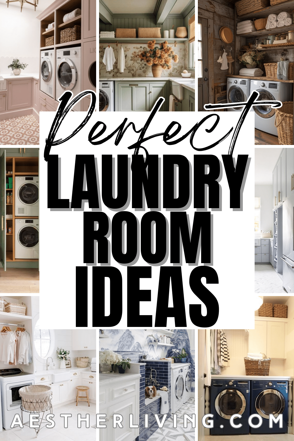 23 Perfect Laundry Room Ideas (to make doing laundry amazing) - Aesther ...