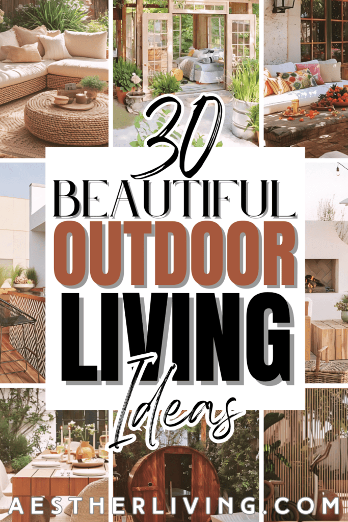 30 beautiful outdoor living ideas