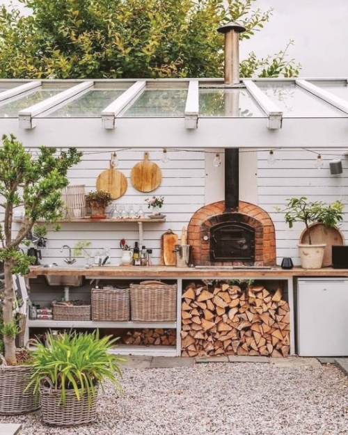 outdoor home pizza oven