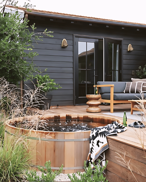 small pool outdoor home