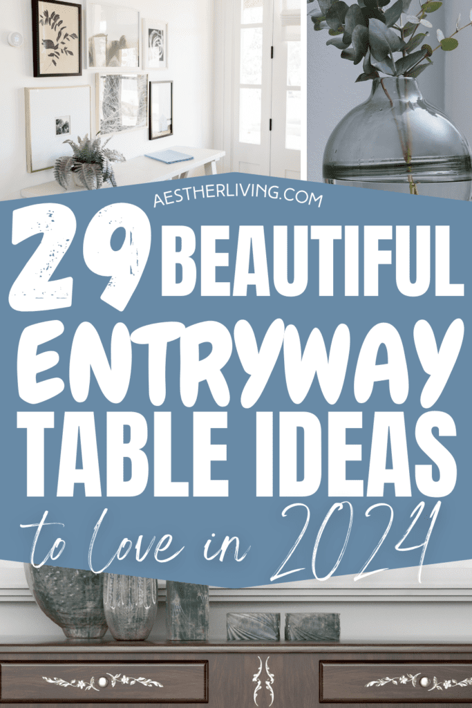 29 entryway table ideas