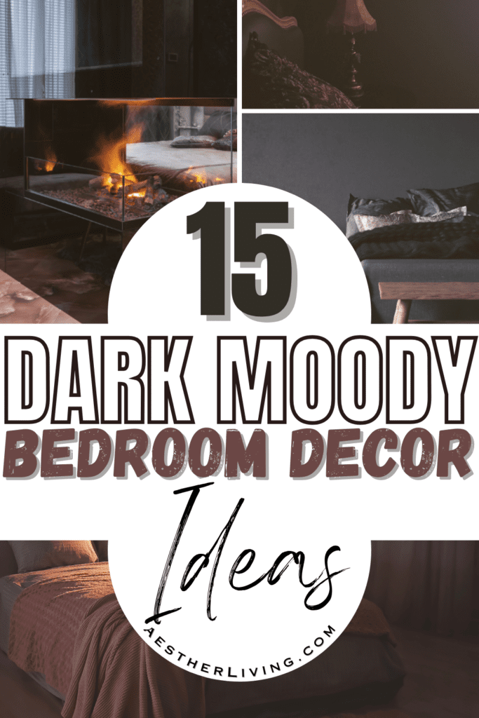dark moody bedroom decor