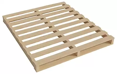 Treaton, Wooden Pallets, Easy for Commercial Use, Strong Sturdy Structure, 38x36x5, 10 Pcs, Wood Finish