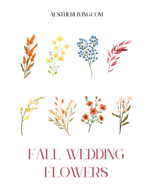 fall wedding flowers
