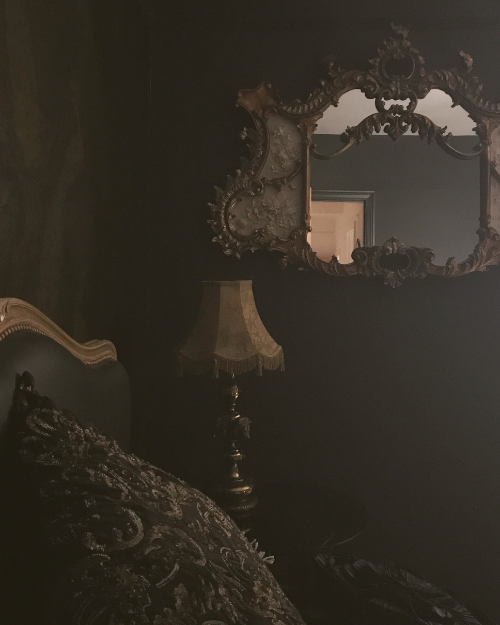 victorian dark moody bedroom