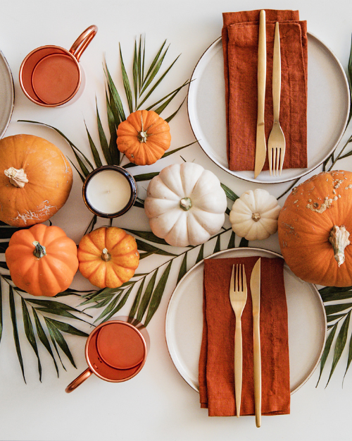 thanksgiving tablescape rustic